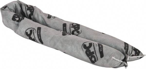 Brady SPC Sorbents - 30 Gal, 4' Long, 3" Diam, Polypropylene Sock - Universal - Apex Tool & Supply