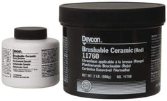Devcon - 2 Lb Pail Two Part Epoxy - 40 min Working Time, 2,000 psi Shear Strength - Apex Tool & Supply