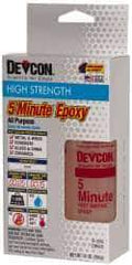 Devcon - 4.5 oz Bottle Two Part Epoxy - 4 to 5 min Working Time - Apex Tool & Supply