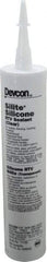 Devcon - 10.3 oz Cartridge Clear RTV Silicone Joint Sealant - -60 to 248°F Operating Temp - Apex Tool & Supply