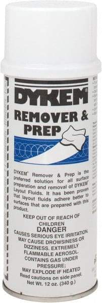 Dykem - Layout Fluid Remover and Thinner - 16 Ounce Aerosol Can - Apex Tool & Supply