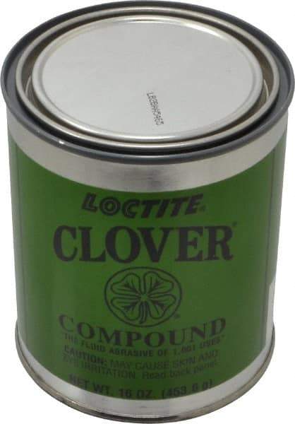 Loctite - 1 Lb Grease Compound - Compound Grade Medium, Grade D, 180 Grit, Black & Gray, Use on General Purpose - Apex Tool & Supply