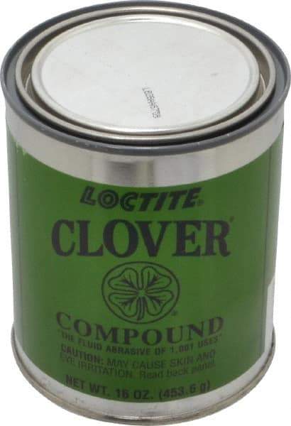 Loctite - 1 Lb Grease Compound - Compound Grade Extra Fine, Grade 1A, 320 Grit, Black & Gray, Use on General Purpose - Apex Tool & Supply
