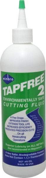 TapFree 2 - Tapfree 2, 1 Pt Bottle Cutting & Tapping Fluid - Water Soluble, For Cleaning - Apex Tool & Supply