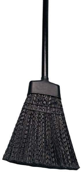Ability One - 56" OAL Polypropylene Bristle Corn Broom - Plastic-Coated Metal Handle - Apex Tool & Supply