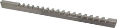 Value Collection - 1/2" Keyway Width, Style D, Keyway Broach - High Speed Steel, Bright Finish, 9/16" Broach Body Width, 1" to 6" LOC, 13-7/8" OAL - Apex Tool & Supply