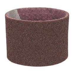 3M - 3-1/2" Wide x 15-1/2" OAL, Aluminum Oxide Abrasive Belt - Aluminum Oxide, Medium, Nonwoven, Series SC-BS - Apex Tool & Supply
