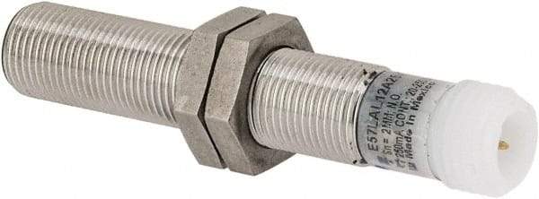 Eaton Cutler-Hammer - NPN, 2mm Detection, Cylinder Shielded, Inductive Proximity Sensor - 2 Wires, IP67, 20 to 250 VAC, M12x1 Thread, 2.46 Inch Long - Apex Tool & Supply