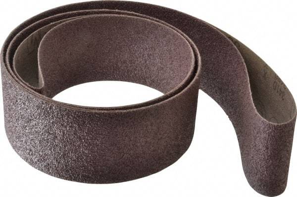 3M - 3" Wide x 120" OAL, 36 Grit, Aluminum Oxide Abrasive Belt - Aluminum Oxide, Very Coarse, Coated, X Weighted Cloth Backing, Series 341D - Apex Tool & Supply