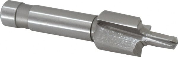 Made in USA - 5/16-24" Port, 0.742" Spotface Diam, 1/8" Tube Outside Diam, Reamer Pilot, Straight Shank, High Speed Steel Porting Tool - Apex Tool & Supply
