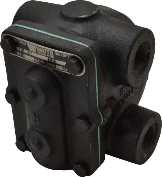 Watts - 4 Port, 3/4" Pipe, Cast Iron Float & Thermostatic Steam Trap - 15 Max psi - Apex Tool & Supply