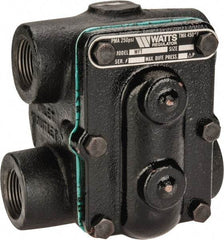 Watts - 4 Port, 1" Pipe, Cast Iron Float & Thermostatic Steam Trap - 30 Max psi - Apex Tool & Supply