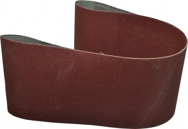 Tru-Maxx - 6" Wide x 48" OAL, 150 Grit, Aluminum Oxide Abrasive Belt - Aluminum Oxide, Very Fine, Coated, X Weighted Cloth Backing - Apex Tool & Supply