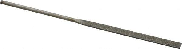 Value Collection - 5-1/2" OAL Fine Equalling Needle Diamond File - 13/64" Wide x 3/64" Thick, 2-3/4 LOC - Apex Tool & Supply