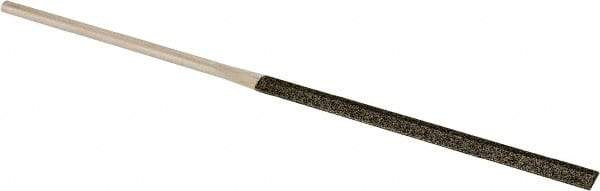 Value Collection - 5-1/2" OAL Fine Triangular Needle Diamond File - 11/64" Wide x 5/64" Thick, 2-3/4 LOC - Apex Tool & Supply