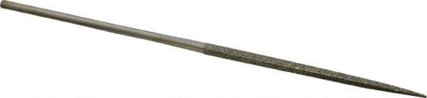 Value Collection - 5-1/2" OAL Coarse Square Needle Diamond File - 3/32" Wide x 3/32" Thick, 2-3/4 LOC - Apex Tool & Supply