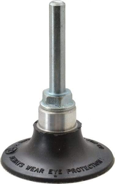 Standard Abrasives - 2" Diam Quick-Change Type S Disc Backing Pad - 1/4" Shank Diam, Medium Density, 25,000 RPM, SocAtt Compatible - Apex Tool & Supply