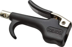 Coilhose Pneumatics - Safety Nickel Tipped Thumb Lever Blow Gun - 1/4 NPT, Zinc - Apex Tool & Supply