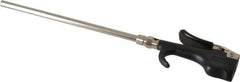 Coilhose Pneumatics - Safety Extension Tube Thumb Lever Blow Gun - 1/4 NPT, 8" Tube Length, Zinc - Apex Tool & Supply