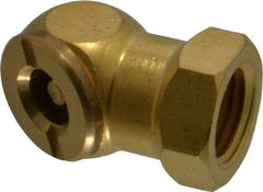 Acme - Closed Check Brass Air Chuck - Ball Foot Chuck, 1/4 FPT - Apex Tool & Supply