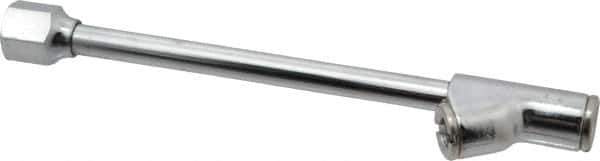 Acme - Closed Check Brass Air Chuck Extension - Tilt Lock Straight Dual Foot Chuck, 1/4 FPT - Apex Tool & Supply