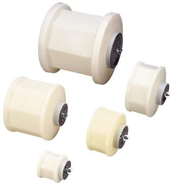 Made in USA - 5-1/2" Overall Height, 8-1/4" OD Rotary Tumbler Barrel - 3-1/2 Qt Capacity - Apex Tool & Supply