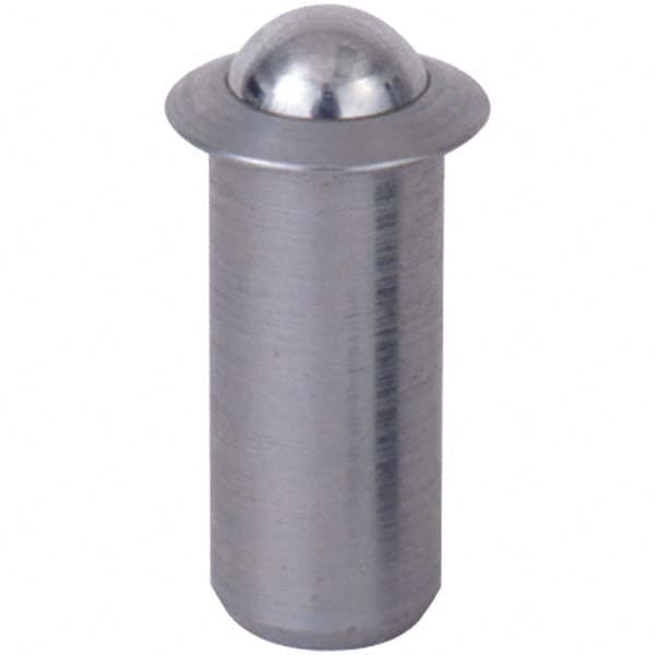 TE-CO - Press-Fit Ball Plungers Body Diameter (Decimal Inch): 0.2500 Body Length (Decimal Inch): 0.5240 - Apex Tool & Supply