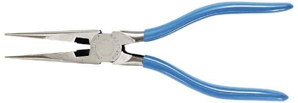 Stanley - 8" OAL, Long Nose Side Cutting Pliers - Standard Head - Apex Tool & Supply