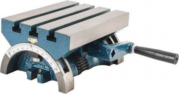 Interstate - 7" OAL x 5" Overall Width x 3-1/2" Overall Height, Tilting Table - 13/32" T-Slot Width - Apex Tool & Supply