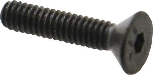 Value Collection - #5-40 UNC Hex Socket Drive, 82° Flat Screw - Alloy Steel, Black Oxide Finish, Fully Threaded, 5/8" OAL - Apex Tool & Supply
