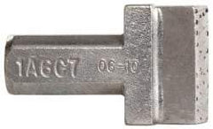 Norton - 1A-C, 7/16" Shank Diam Multi-Point Diamond Dresser - 3/4" Long x 5/16" Thick Head - Apex Tool & Supply