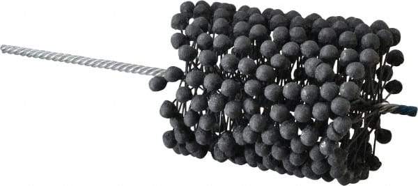 Brush Research Mfg. - 4" to 4-1/2" Bore Diam, 240 Grit, Silicon Carbide Flexible Hone - Extra Fine, 13-1/2" OAL - Apex Tool & Supply