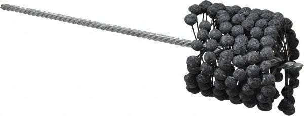 Brush Research Mfg. - 3-1/4" to 3-1/2" Bore Diam, 120 Grit, Silicon Carbide Flexible Hone - Fine, 13-1/2" OAL - Apex Tool & Supply