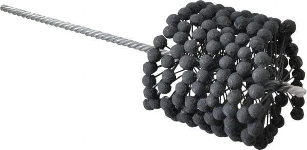 Brush Research Mfg. - 3-7/8" to 4-1/8" Bore Diam, 320 Grit, Silicon Carbide Flexible Hone - Extra Fine, 13-1/2" OAL - Apex Tool & Supply