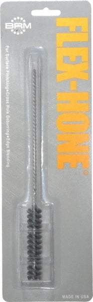Brush Research Mfg. - 1/2" Bore Diam, 180 Grit, Silicon Carbide Flexible Hone - Extra Fine, 8" OAL - Apex Tool & Supply