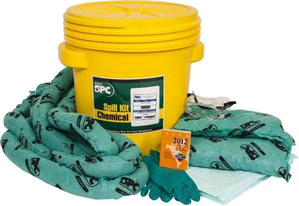 Brady SPC Sorbents - 15 Gal Capacity Hazardous Materials Spill Kit - 20 Gal Polyethylene Lab Pack - Apex Tool & Supply