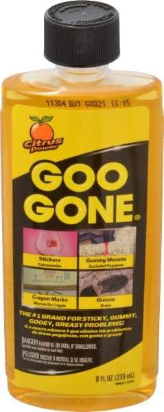 Value Collection - 8 oz Bottle Adhesive Remover - Removes Crayon, Grease, Gum, Stickers, Tape & Tar - Apex Tool & Supply