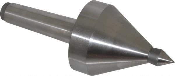 Royal Products - MT4 Taper Shank, 3-3/8" Head Diam 5,700 & 6,865 Lb Capacity Live Center - 3,500 Max RPM, 3.15" Head Length, 3/4" Point Diam, 1-1/8" Point Len, 1,165 Lb Max Workpc, 8-11/16" OAL, 3/4" Tip Diam, Long Point - Apex Tool & Supply