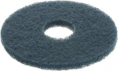 3M - Scrubbing Pad - 12" Machine, Blue Pad, Nylon & Polyester - Apex Tool & Supply
