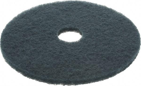 3M - Scrubbing Pad - 18" Machine, Blue Pad, Nylon & Polyester - Apex Tool & Supply