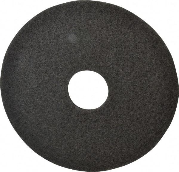 3M - Stripping Pad - 14" Machine, Black Pad, Nylon & Polyester - Apex Tool & Supply
