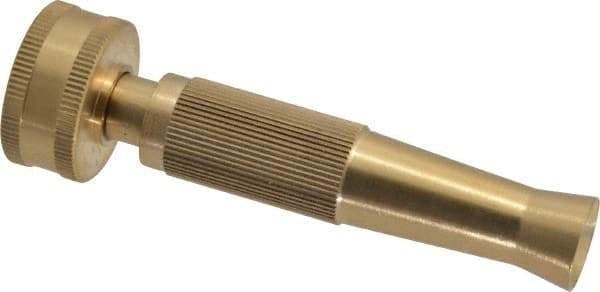 Value Collection - Garden Hose Noninsulated Twist Nozzle - Brass - Apex Tool & Supply