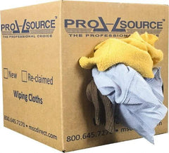 PRO-SOURCE - Reclaimed Rags - Assorted Colors, Fleece and Sweatshirt, Low Lint, Box - Apex Tool & Supply