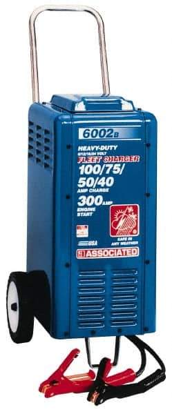 Associated Equipment - 6/12/18/24 Volt Heavy-Duty Charger - 100 Amps/80 Amps/50 Amps/40 Amps, 400 Starter Amps - Apex Tool & Supply