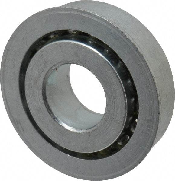 Value Collection - 3/4" Bore Diam, 1-7/8" OD, Open Unground Full Complement Radial Ball Bearing - With Flange, 1 Row, Round Bore, 1,291 Lb Dynamic Capacity - Apex Tool & Supply