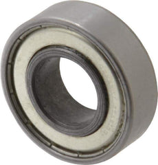 Value Collection - 3/4" Bore Diam, 1-5/8" OD, Double Shield Unground Retainer Type Radial Ball Bearing - 1/2" Wide, 1 Row, Round Bore, 1,171 Lb Dynamic Capacity - Apex Tool & Supply