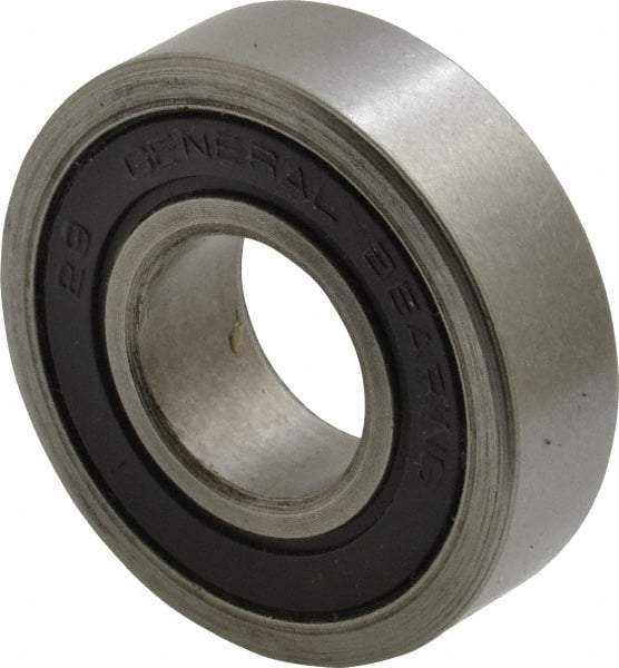 Value Collection - 3/4" Bore Diam, 1-3/4" OD, Double Seal Unground Retainer Type Radial Ball Bearing - 1/2" Wide, 1 Row, Round Bore, 1,171 Lb Dynamic Capacity - Apex Tool & Supply