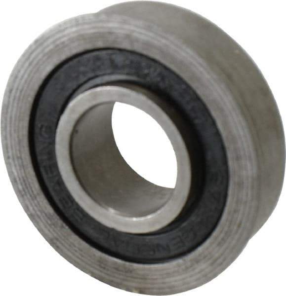 Value Collection - 3/4" Bore Diam, 1-3/4" OD, Double Seal Unground Retainer Type Radial Ball Bearing - With Flange, 1 Row, Round Bore, 1,171 Lb Dynamic Capacity - Apex Tool & Supply