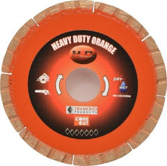 Core Cut - 4" Diam, 20mm Arbor Hole Diam, Wet & Dry Cut Saw Blade - Diamond-Tipped, Standard Round Arbor - Apex Tool & Supply