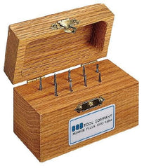 SGS Pro - 9 Piece, 3/32" Shank Burr Set - Tungsten Carbide - Apex Tool & Supply